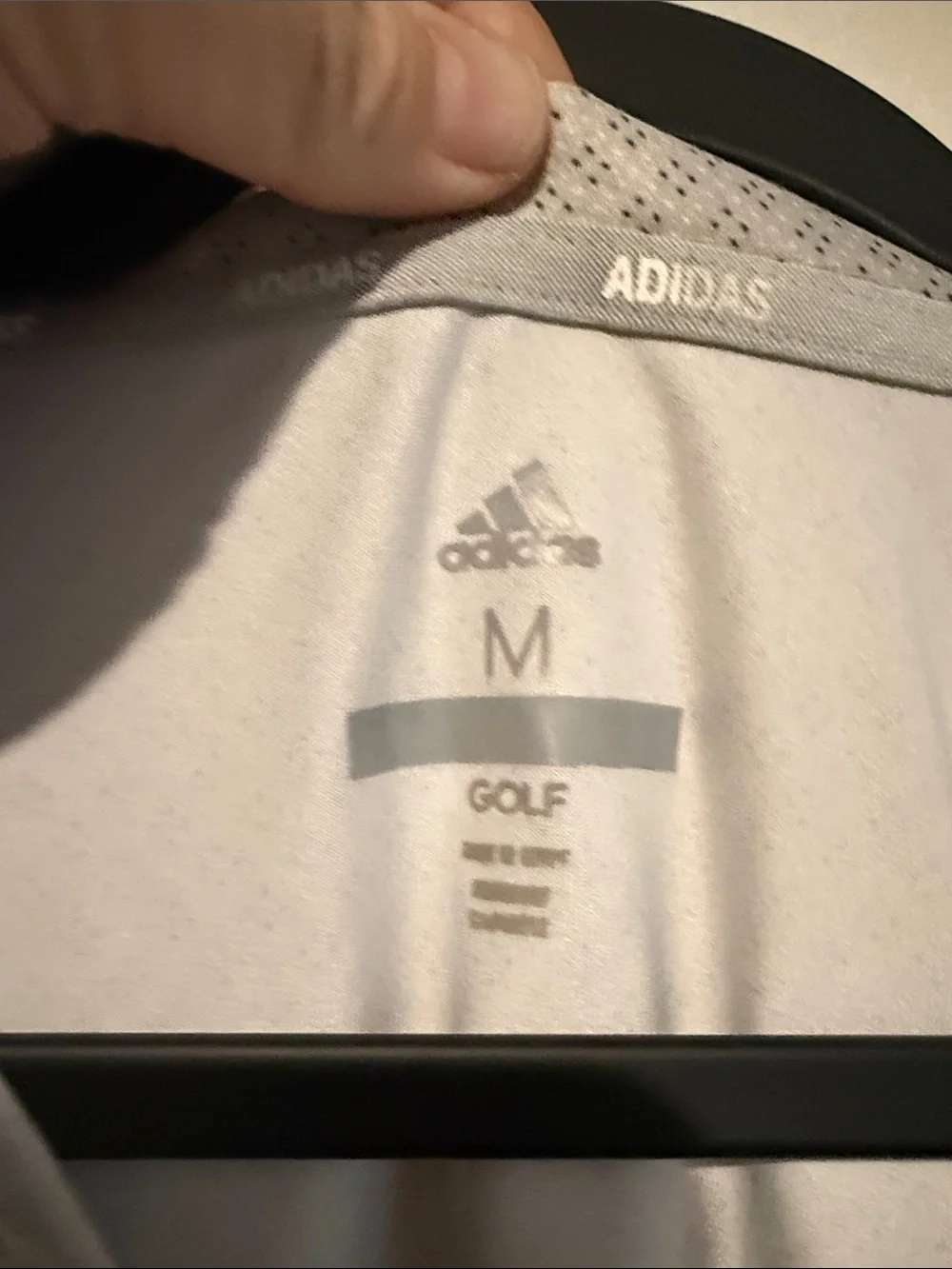 adidas Light Gray Men’s Performance Polo